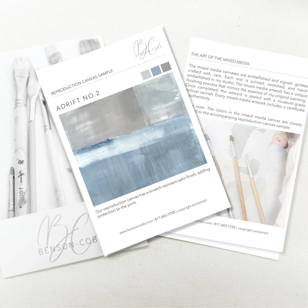 Adrift No.2 Canvas Sample