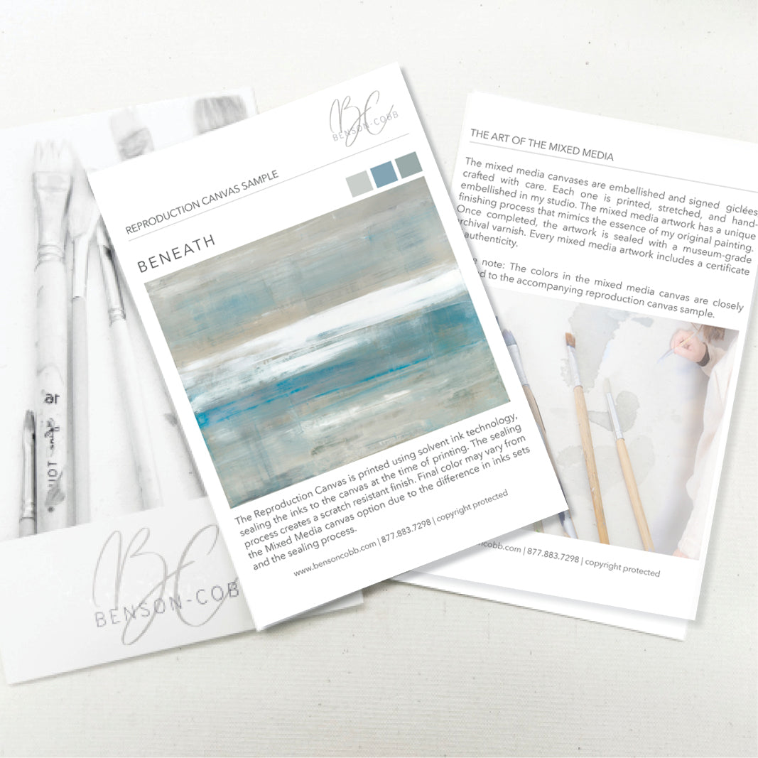 Beneath Canvas Sample