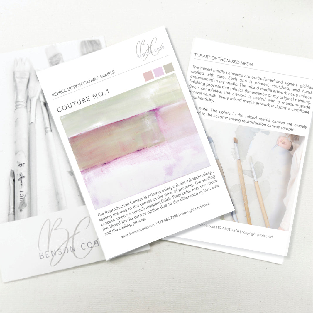 Couture No.1 Canvas Sample
