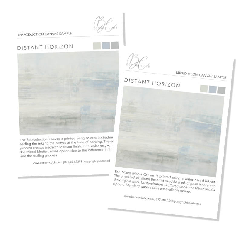 Distant Horizon Canvas Samples