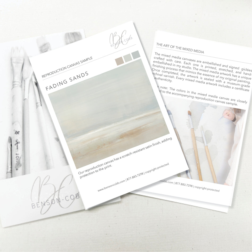 Fading Sands Canvas Sample