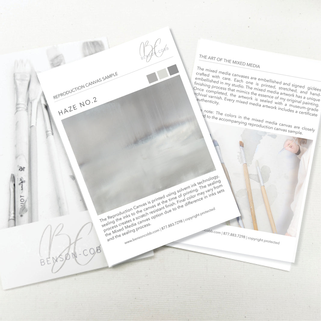 Haze No. 2 Canvas Sample