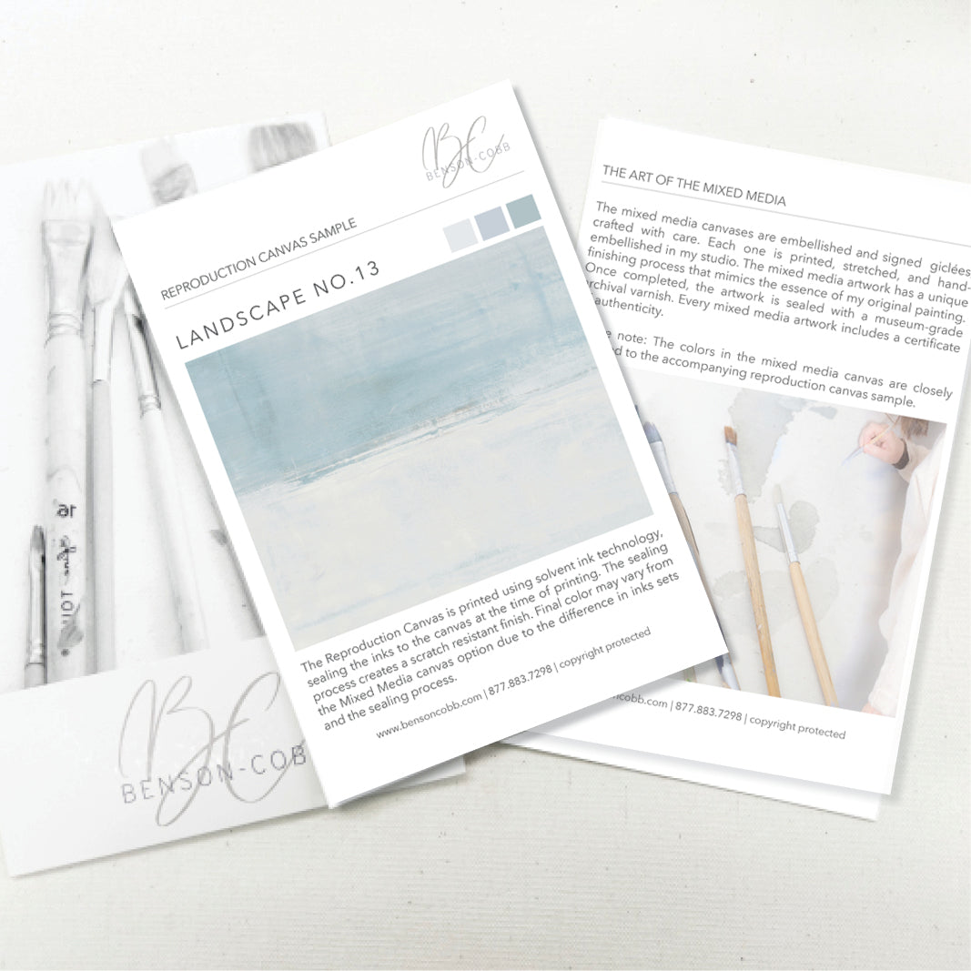 Landscape No. 13 Canvas Sample