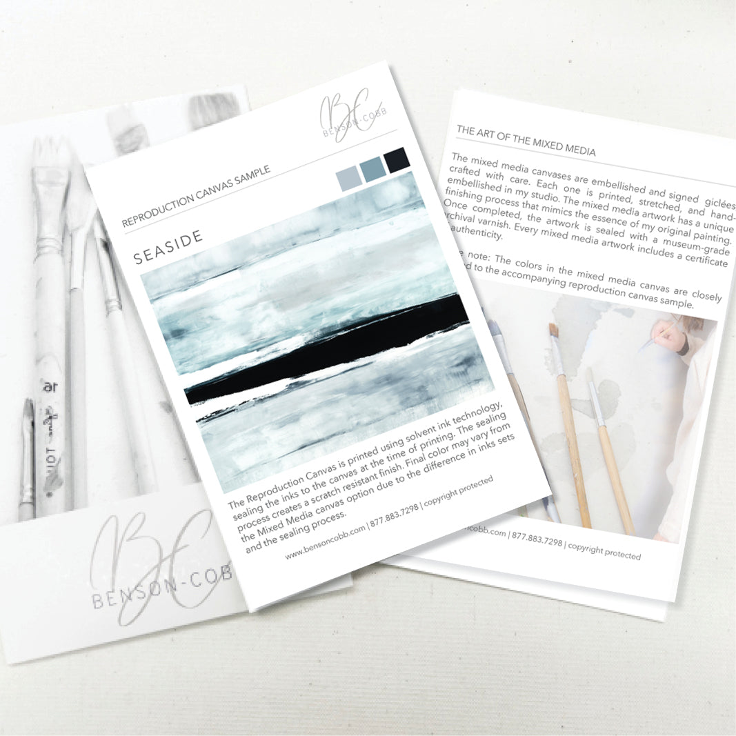 Seaside Canvas Sample
