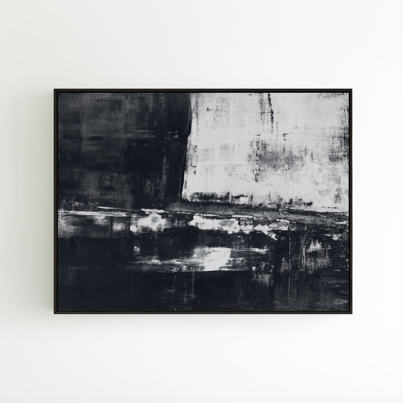 Shallow in Charcoal - Canvas Basics