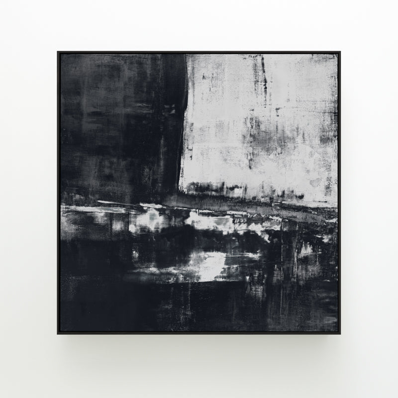 Shallow in Charcoal - Canvas Basics