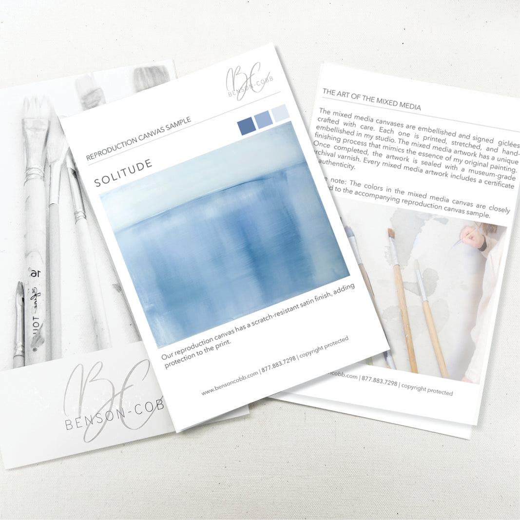 Solitude Canvas Sample