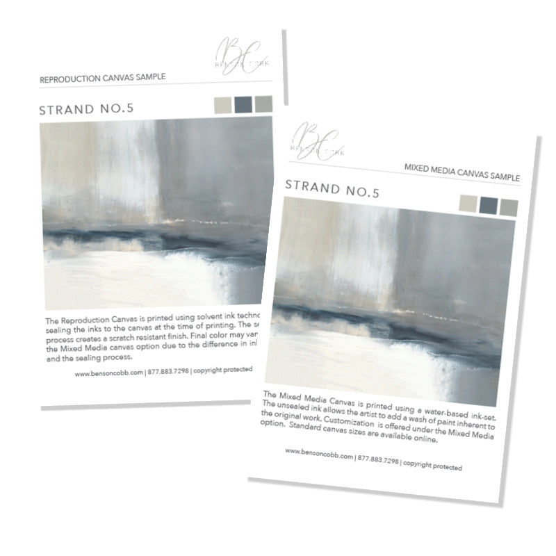 Strand No.5 Canvas Samples