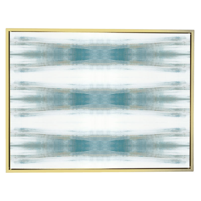 Beneath Textile No.1 Canvas Gilt Frame