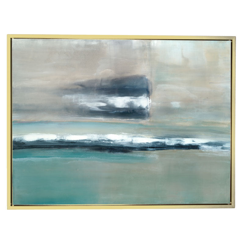 Serenity's Horizon Canvas Gilt Frame