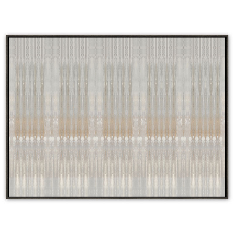 Dune Textile No.1 Canvas Gray Cherry Frame