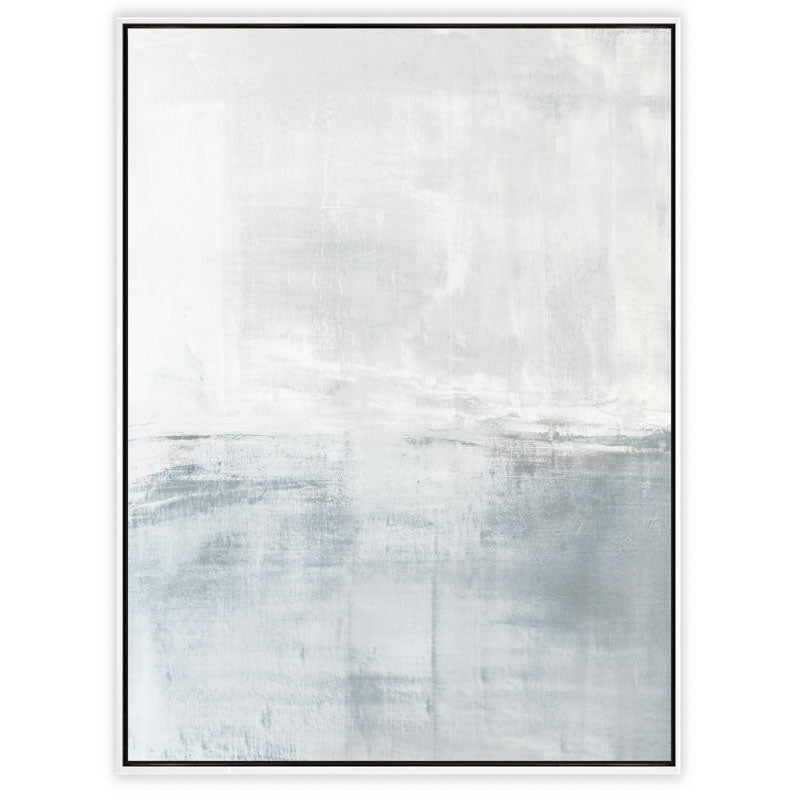 Between the Lines Canvas White Frame