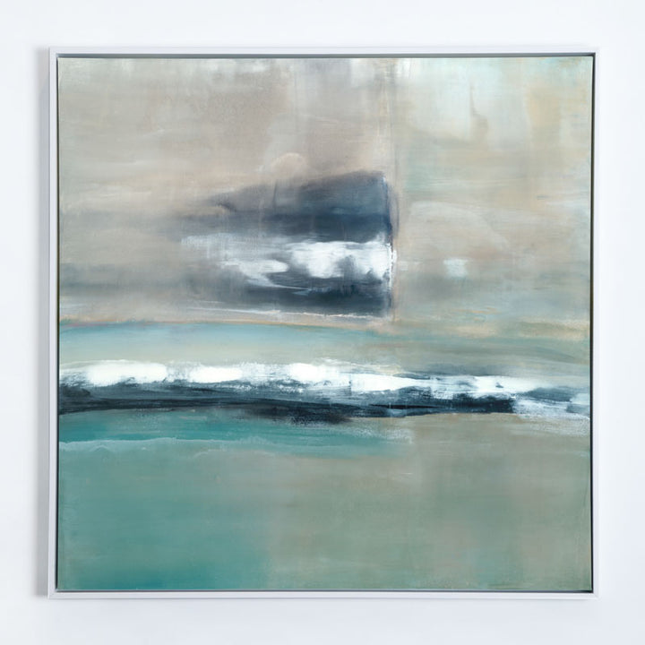 Serenity's Horizon Canvas White Frame