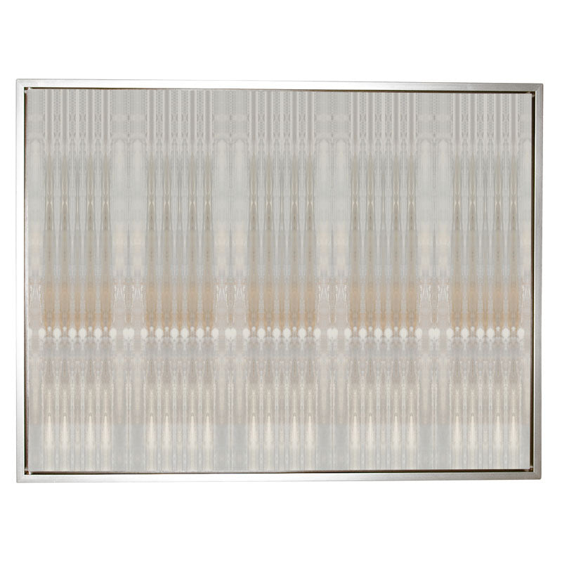 Dune Textile No.1 Canvas Sterling Frame