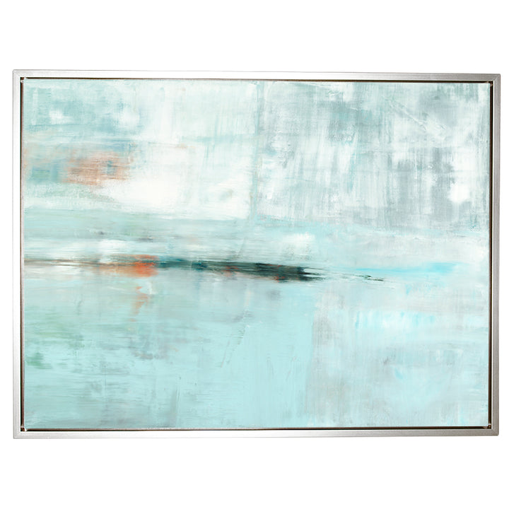 Deep Waters Canvas Sterling Frame