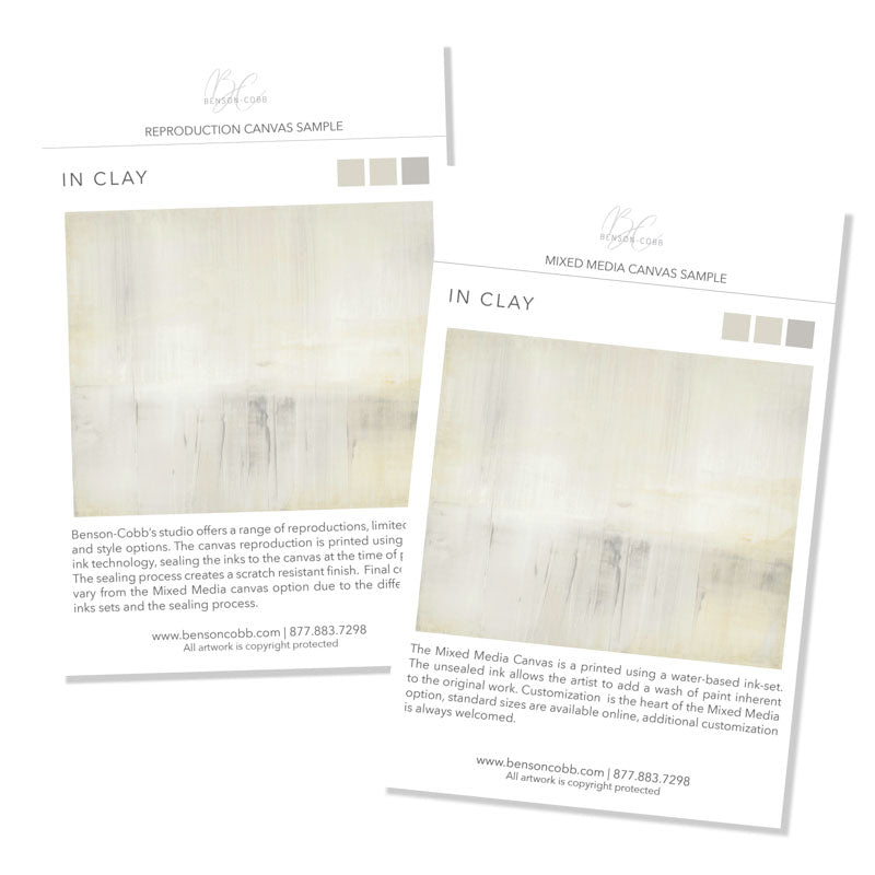 In Clay Canvas Samples