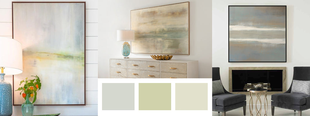 Made to Order Canvas | Greens + Pale Yellows