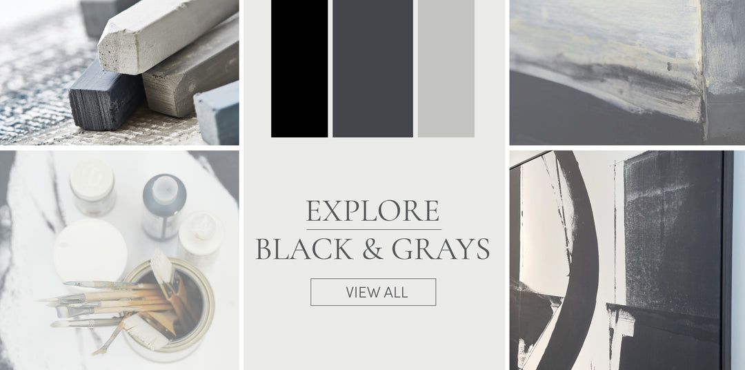 Shop by Palette | Black + Grays
