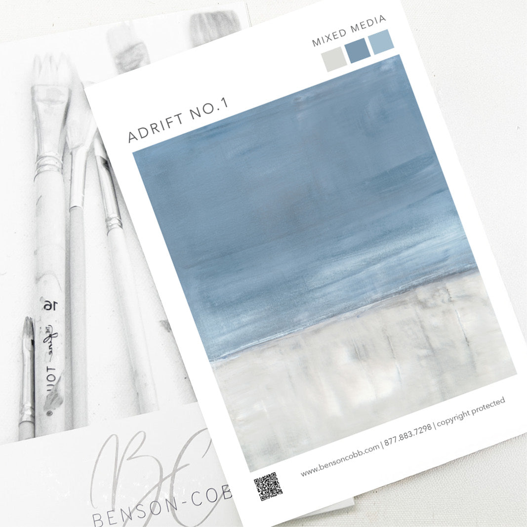 Adrift No.1 Canvas Sample