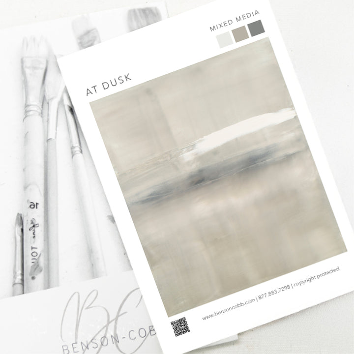 At Dusk Canvas Sample