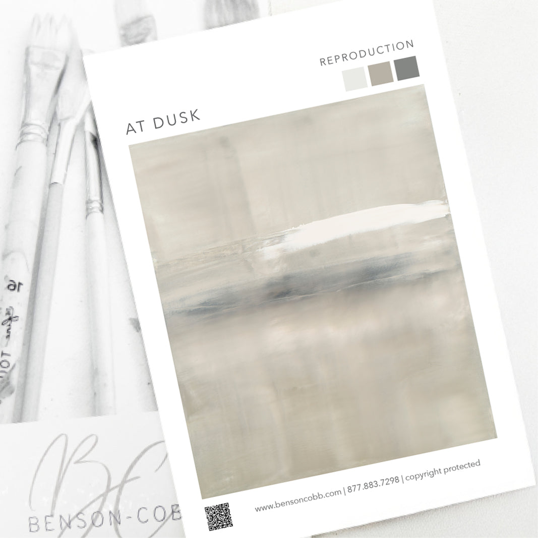 At Dusk Canvas Sample