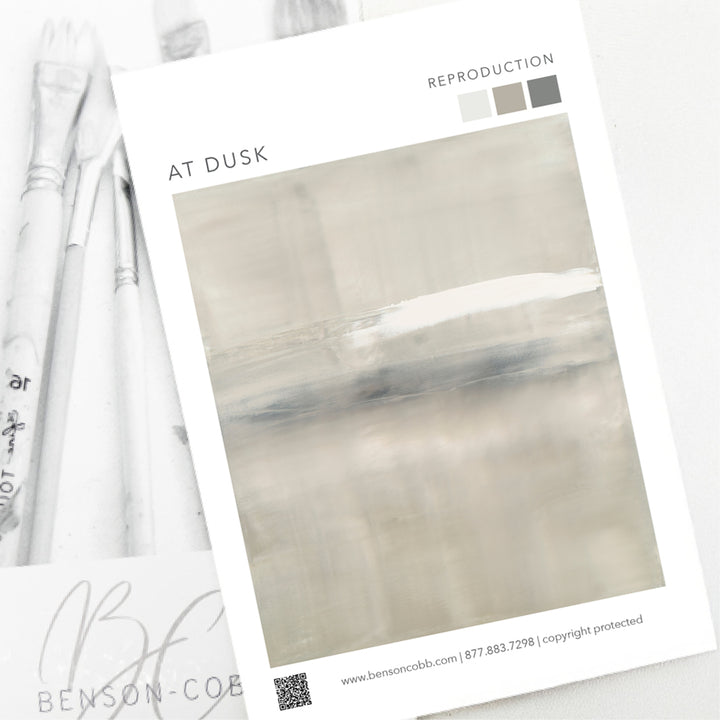 At Dusk Canvas Sample