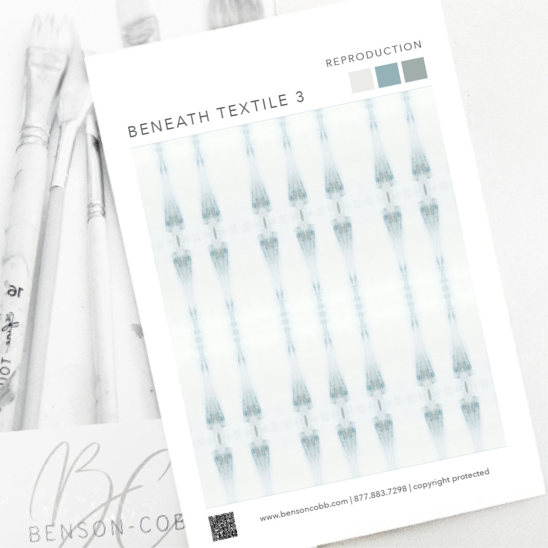 Beneath Textile No.3 Canvas Sample