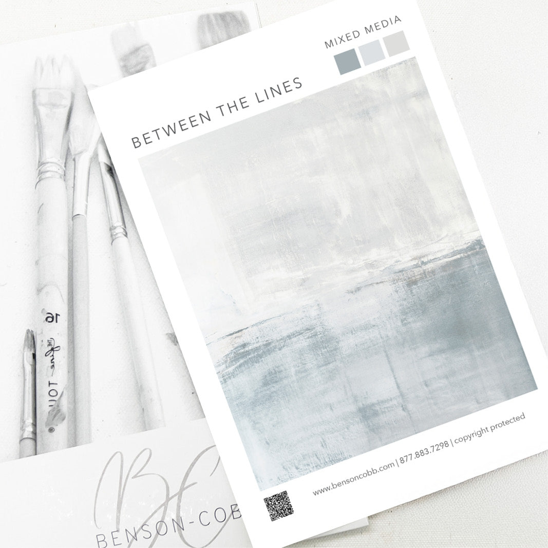 Between The Lines Canvas Sample