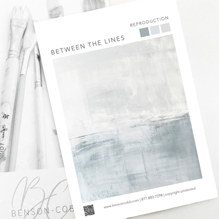 Between The Lines Canvas Sample