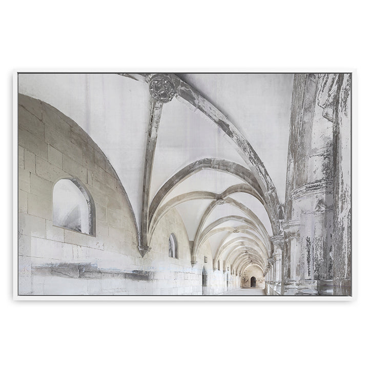 Perspectives in Stone 60x40"  | White Frame