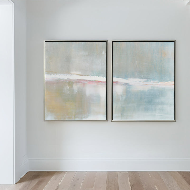 Refuge 36x48" Diptych | Sterling Frame