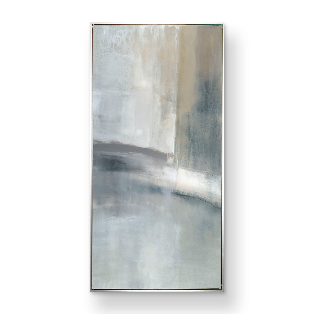 Slated | 36”W x 72”H Reproduction Canvas | Sterling Float Frame