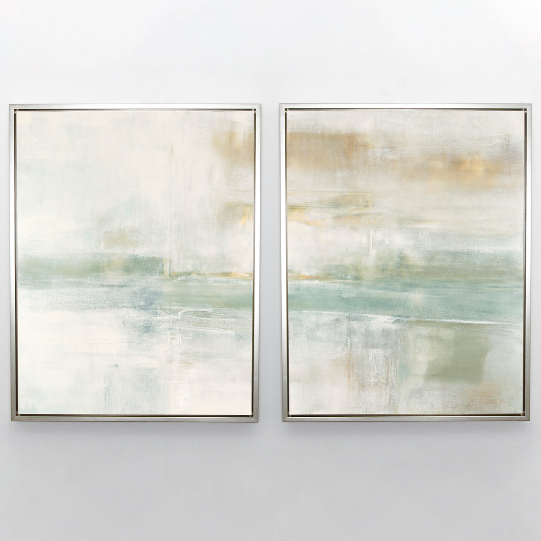 Tahoe Reproduction Canvas Diptych 30"W x 40"H | Sterling Frame