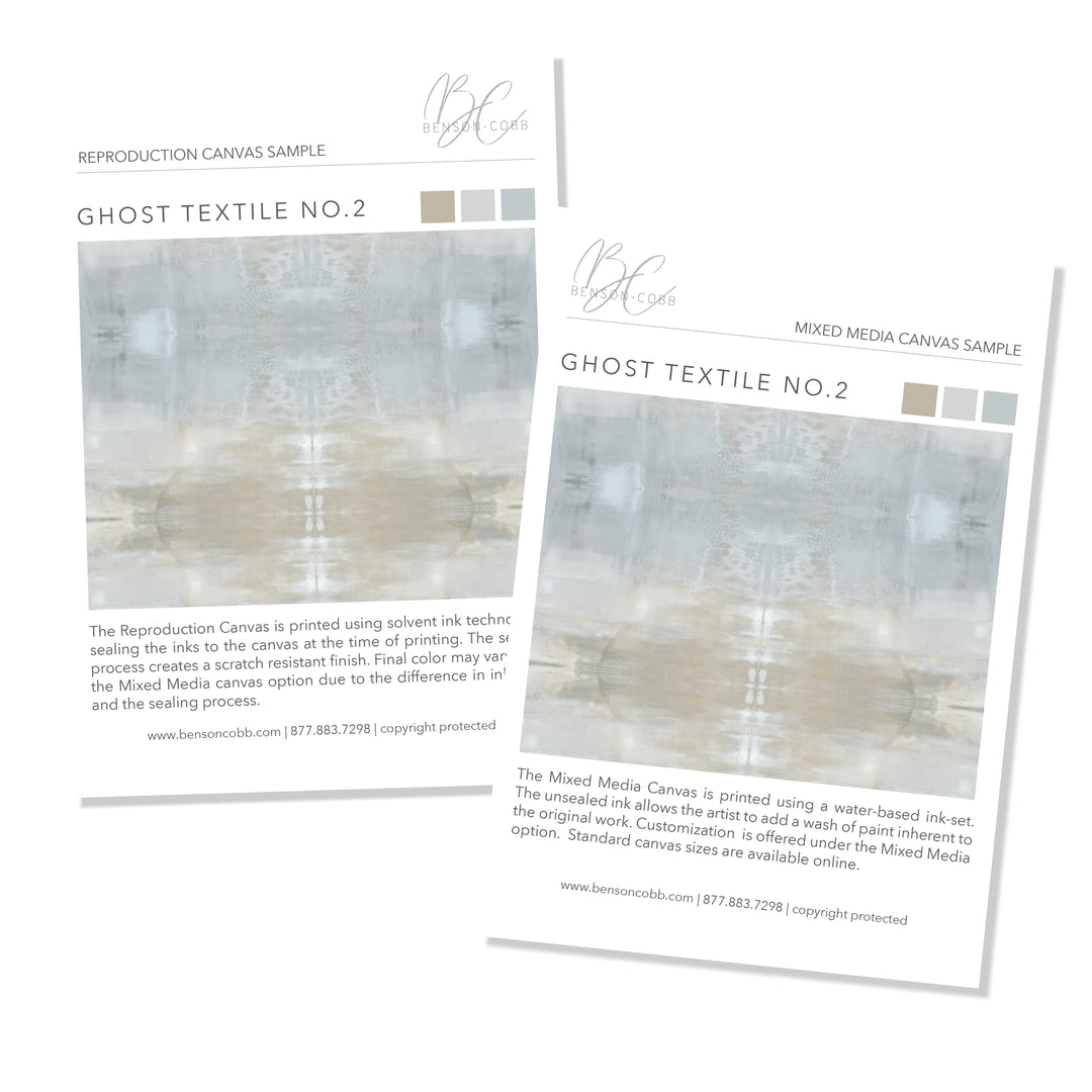 Ghost Textile No.2 Canvas Samples