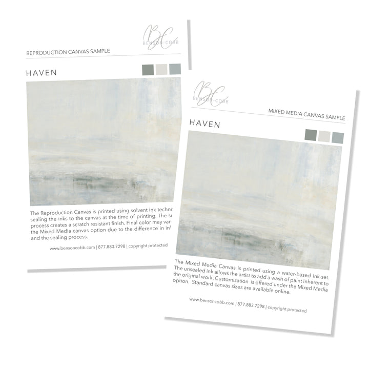 Haven Canvas Samples