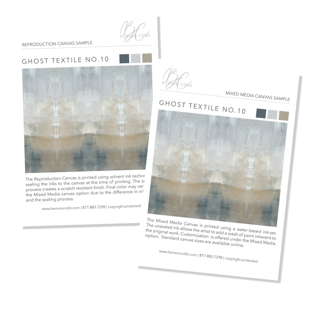 Ghost Textile No.10 Canvas Samples