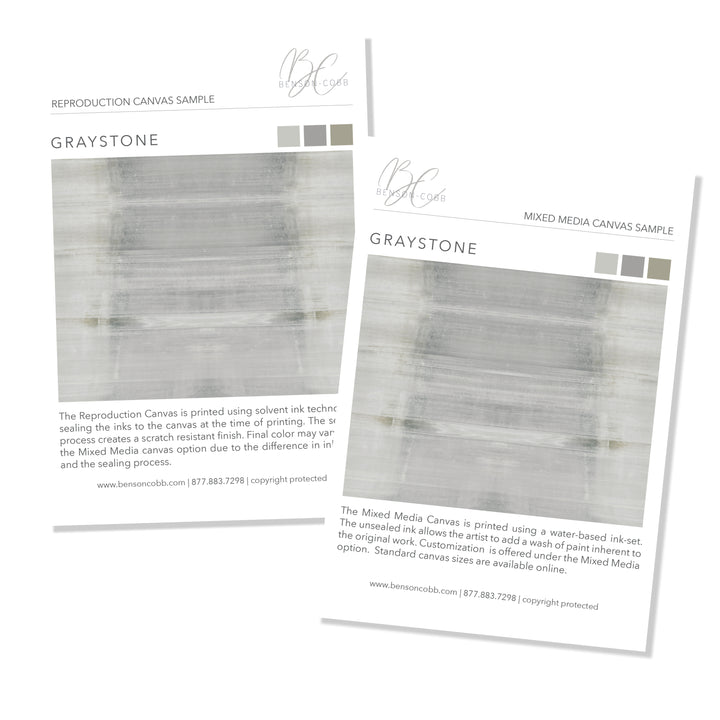 Graystone Canvas Samples