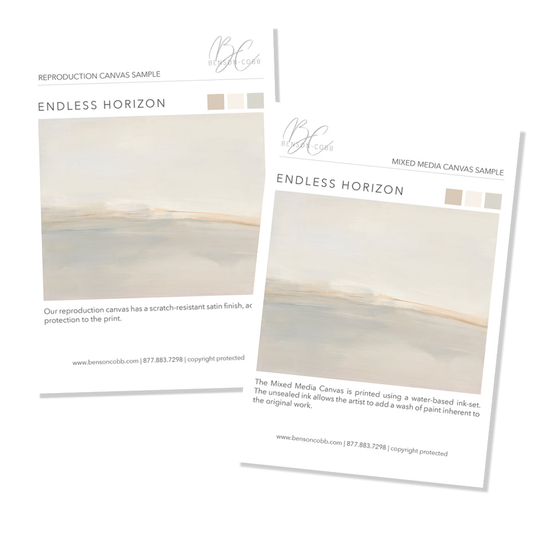 Endless Horizon Canvas Samples