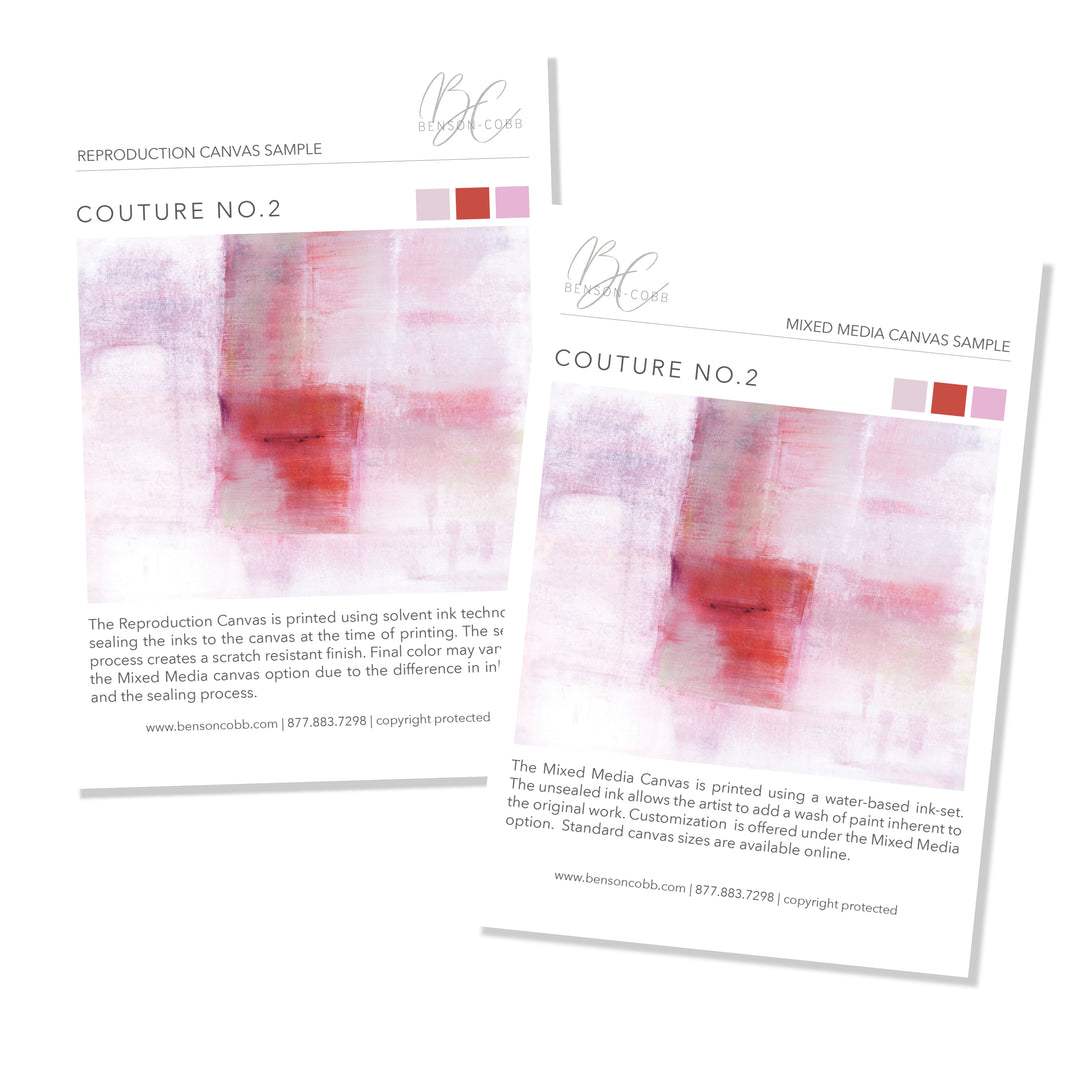 Couture No.2 Canvas Samples