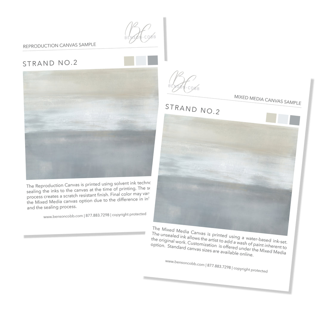 Strand No. 2 Canvas Samples