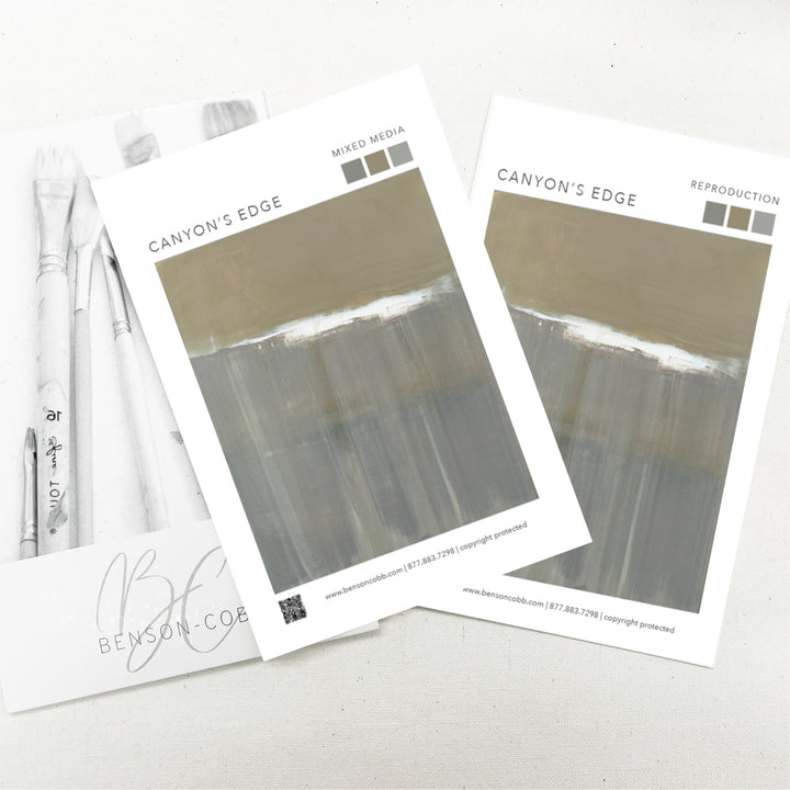 Canyon's Edge Canvas Sample