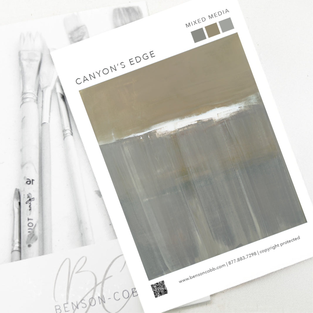 Canyon's Edge Canvas Sample