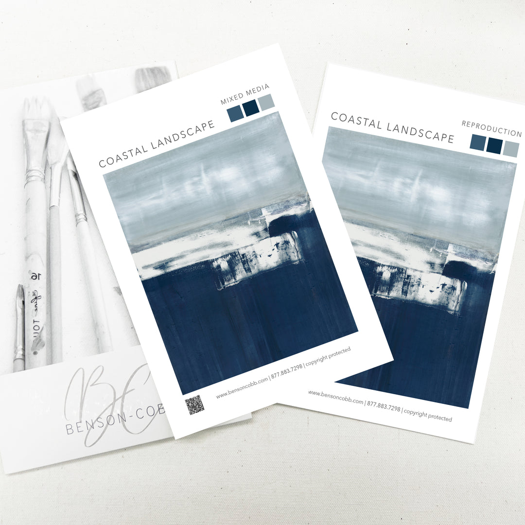 Coastal Landscape Canvas Sample