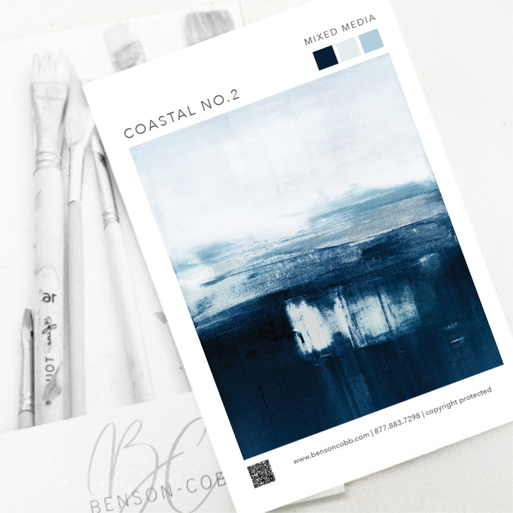 Coastal No.2 Canvas Sample