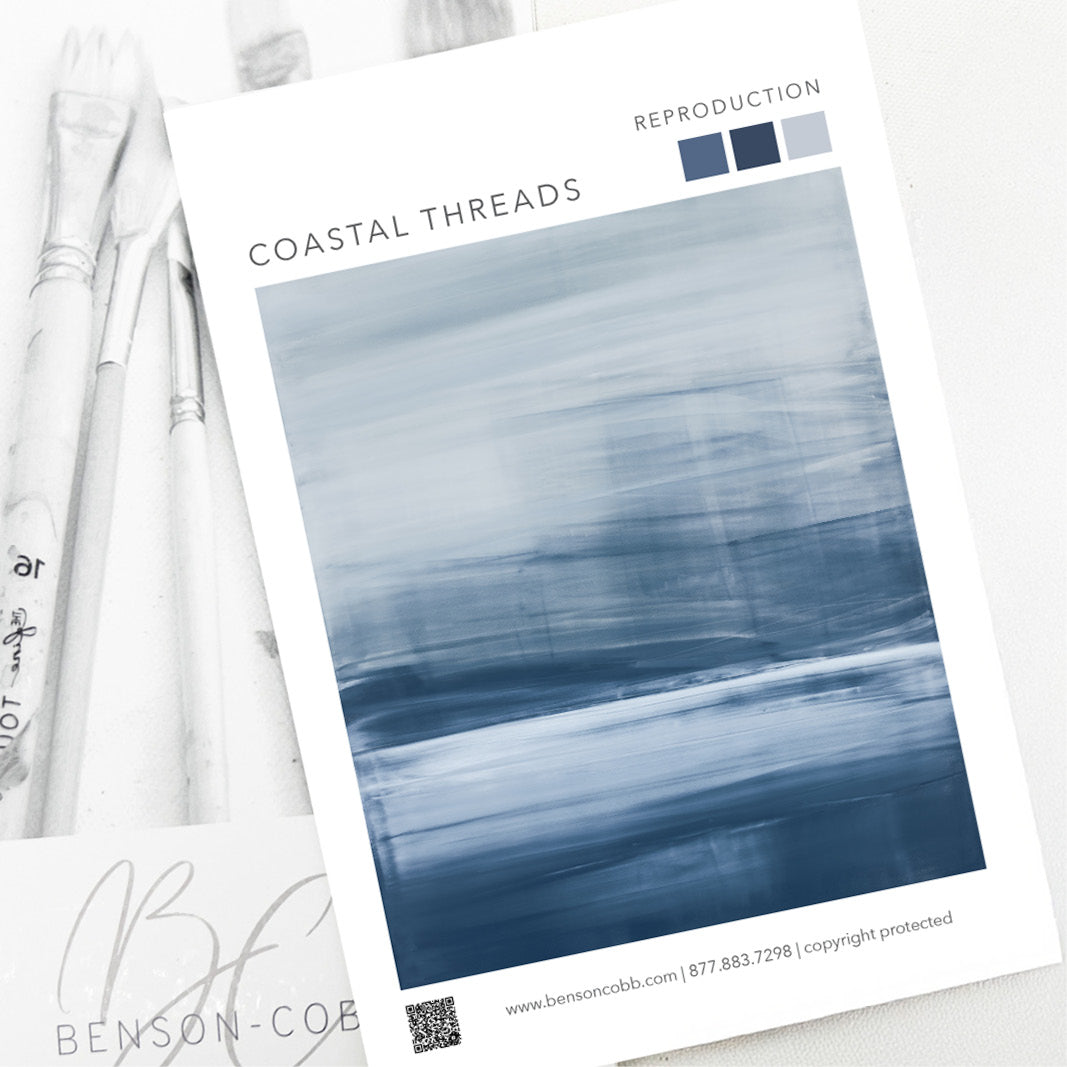 Coastal Threads Canvas Sample