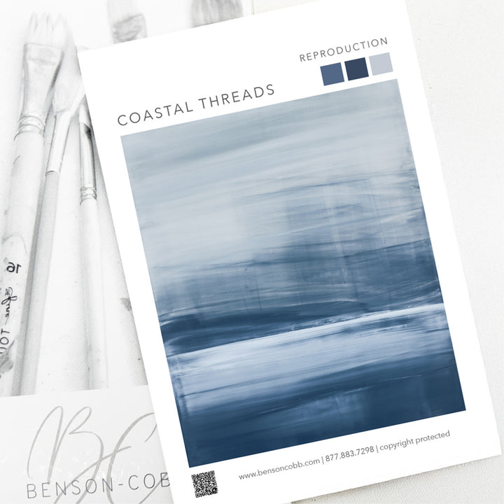 Coastal Threads Canvas Sample