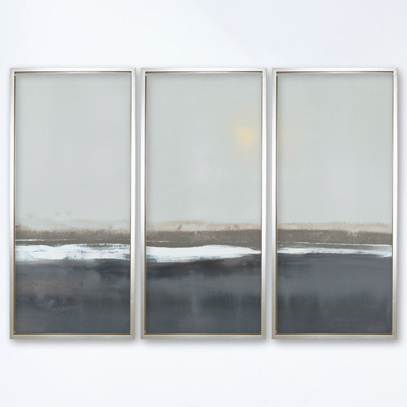 The Crossing in Blue - Canvas Set Options