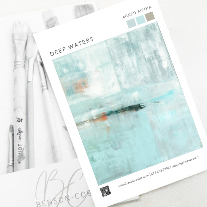 Deep Waters Canvas Sample