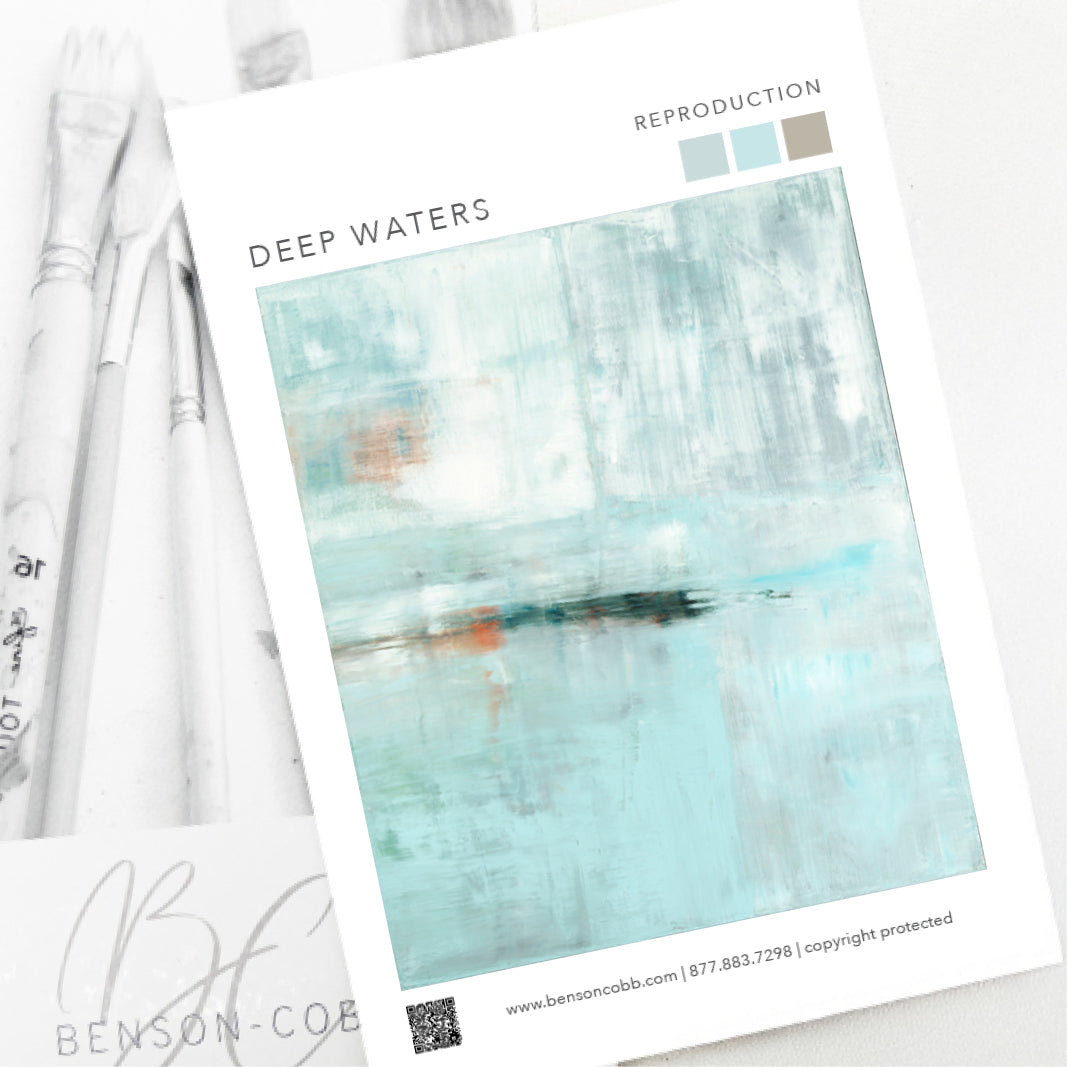 Deep Waters Canvas Sample