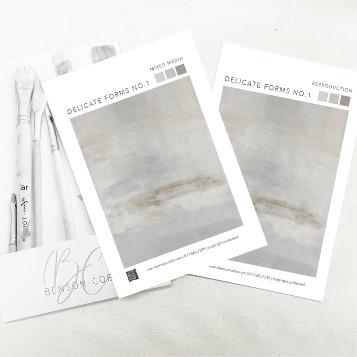 Delicate Forms No.1 Canvas Sample